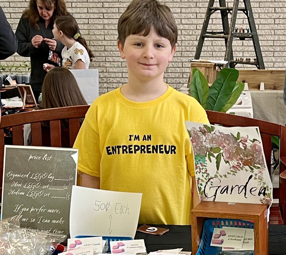 The Lego Exchange Today, we got a chance to interview Garrett - a 9-year-old creative entrepreneur who decided to start a business based on one of his favorite hobbies – building Legos!