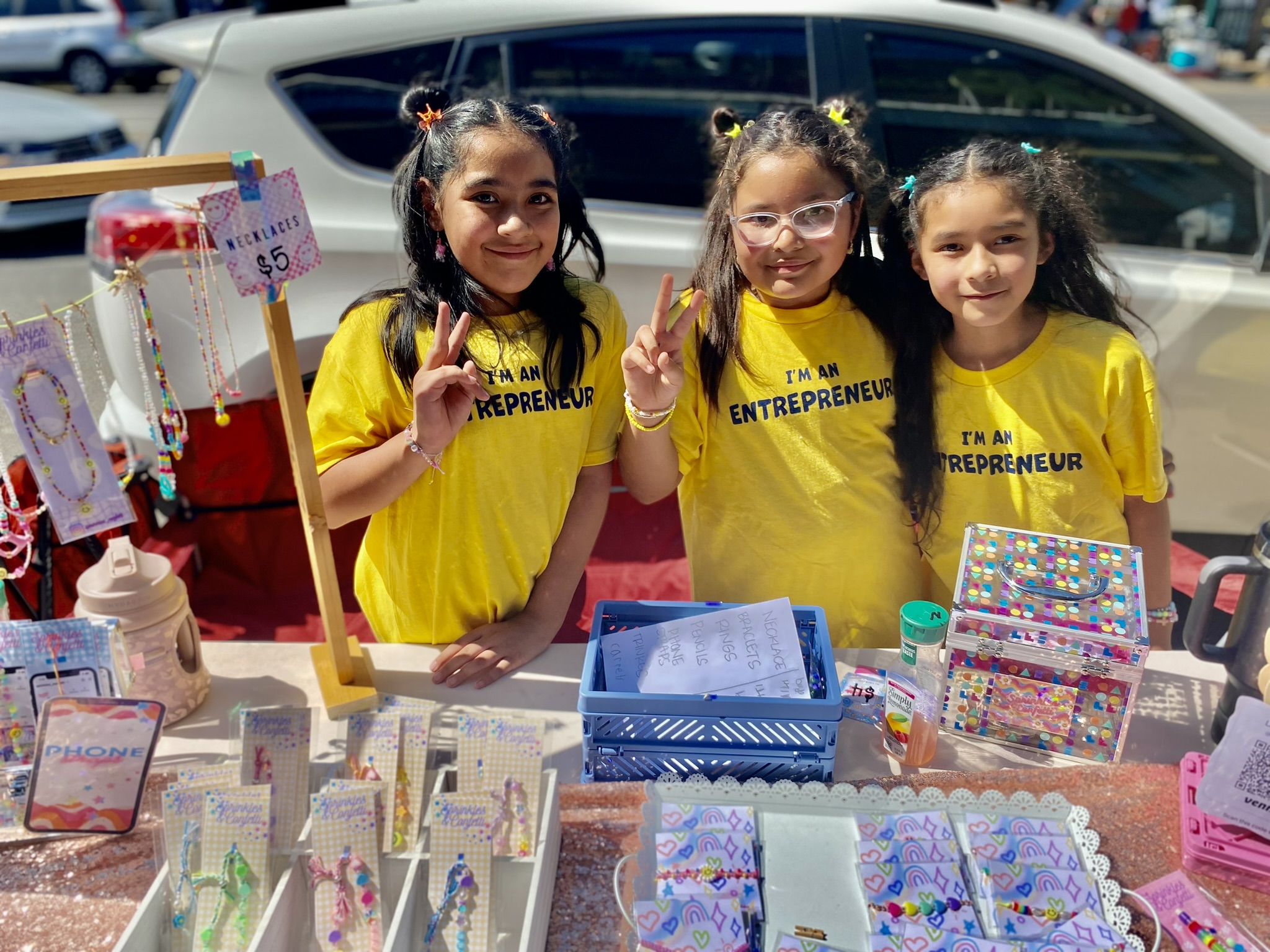 Sprinkles & Confetti We were wowed by the creativity and enthusiasm of these three young entrepreneurs in Tucson, Arizona this Fall!