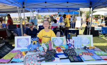 10-year-old Audrey is the owner of Audrey’s Little Shop, and her booth has been a huge hit with customers at our North Texas markets this year!
