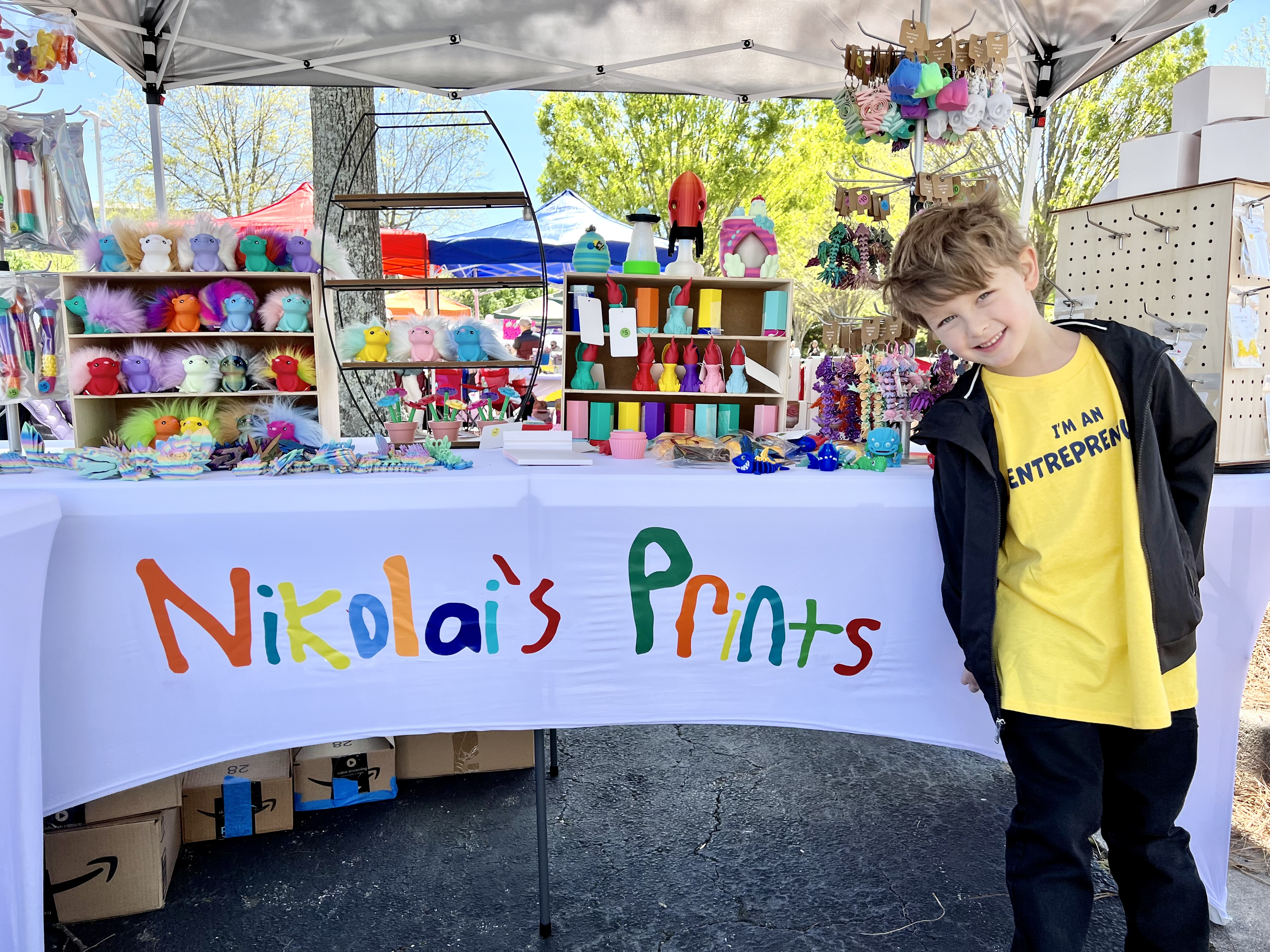 Nikolai, 6, is a young 3D printing enthusiast!