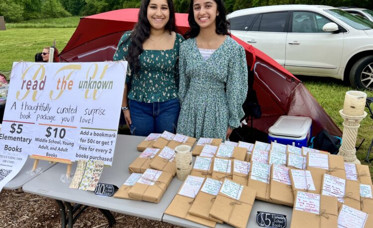 We had the pleasure of meeting Sharanya Shetty, 15, and Atiya Ahmedi, 15, at our spring 2024 market in Cumming, GA!