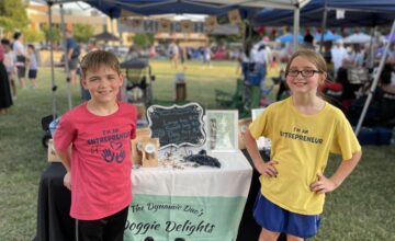 Meet 11-year-old Annalisa and 9-year-old Daniel, owners of The Dynamic Duo’s Doggie Delights!