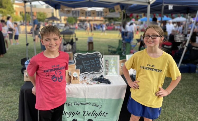 Meet 11-year-old Annalisa and 9-year-old Daniel, owners of The Dynamic Duo’s Doggie Delights!