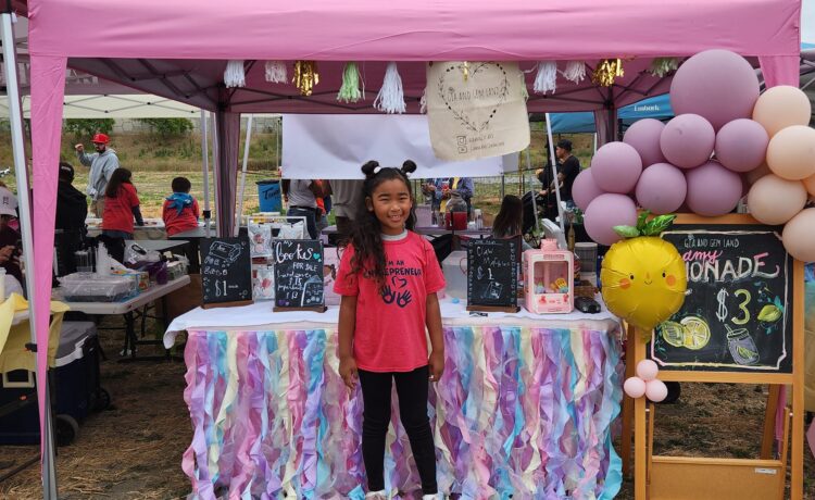 We met 7-year-old Gianna at one of our first ever markets in California this year!