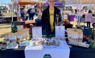 Meet 14-year-old Jeremiah, a "regular" at our DFW markets in Texas! His booth Toadally Nuts is a huge hit with shoppers.