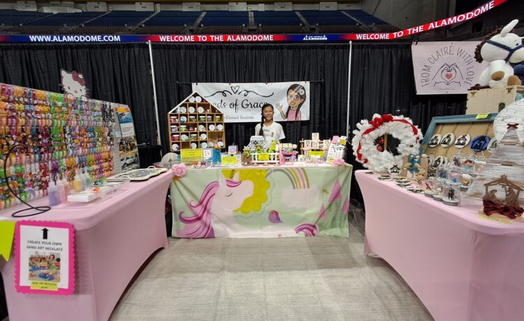 Meet Bethany, an 11-year-old entrepreneur from San Antonio who started a business to support non-profits through her craft sales! We loved hearing the story behind her booth, and we think you will too!