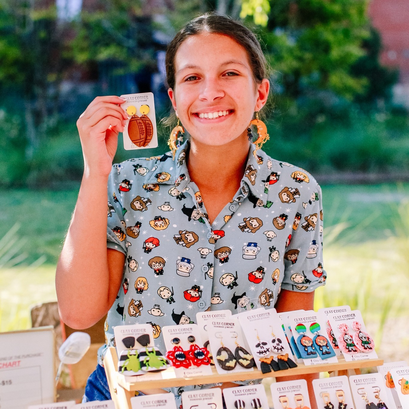 Clay Corner What began as a creative outlet during the pandemic has grown into Amanda’s thriving handmade jewelry business, Clay Corner.