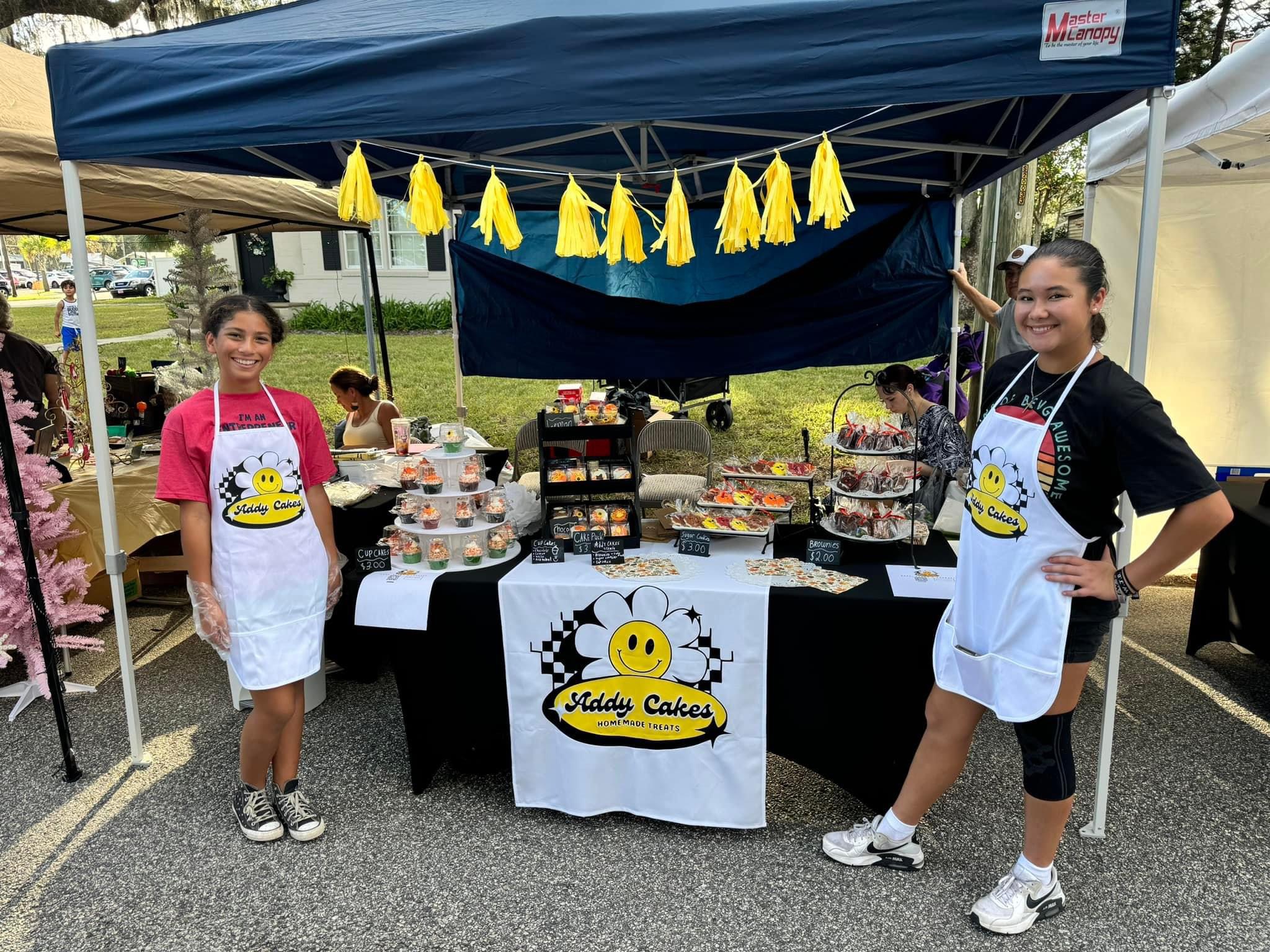 Twelve-year-old Addy Elwood has turned her love of baking into a thriving business, Addy Cakes!