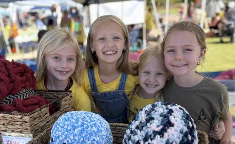 Meet Bennett, 11, and Jamesy, 6, sibling owners of Bee Cozy! We ran into them at our market in Canton, GA last year.